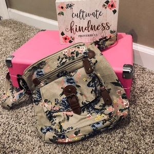 Small cross body floral purse